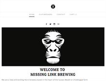 Tablet Screenshot of missinglinkbrewing.com